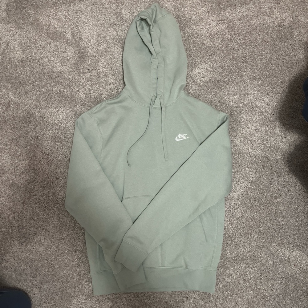Green Nike hoodie